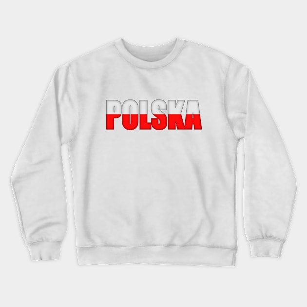 Poland Polska Crewneck Sweatshirt by SeattleDesignCompany